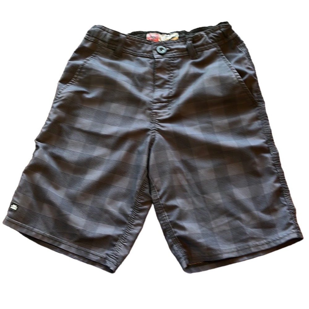 Boys Dark Blue Print Shorts sz 8